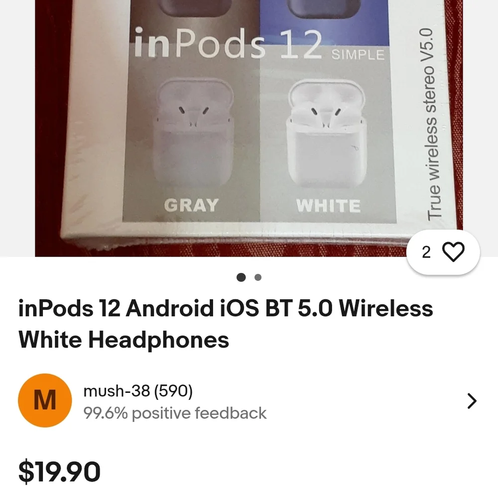 InPods 12 Simple Wireless Earbuds